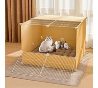 Cages pour Chat Enclos D'Intérieur pour Chat, Chenil pour Chaton, Parc pour Chiens De Grande Taille, Cage À Furet, Parc pour Animaux De Compagnie pour Utilisation Intérieure/Extérieure - Grand Endro