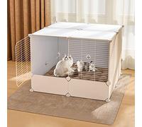 Cages pour Chat Enclos D'Intérieur pour Chat, Chenil pour Chaton, Parc pour Chiens De Grande Taille, Cage À Furet, Parc pour Animaux De Compagnie pour Utilisation Intérieure/Extérieure - Grand Endro