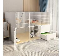 Cages pour Chats - Cage D'Intérieur pour Chat, Parc pour Chat, Enclos pour Balcon, Fil Métallique Amovible, Chenils D'Intérieur, Cage À Furet, Cages pour Cochons d'Inde, Cage pour Chat - pour Petits
