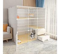 Cages pour Chats - Cage D'Intérieur pour Chat, Parc pour Chat, Enclos pour Balcon, Fil Métallique Amovible, Chenils D'Intérieur, Cage À Furet, Cages pour Cochons d'Inde, Cage pour Chat - pour Petits