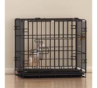 Cages pour Chats d'intérieur Enclos pour Chats d'extérieur Plateaux et hamacs verrouillables Cages pour Petits Animaux Parcs pour Grands entraînements Voyage en Camping-Car, Caisses en Fil d