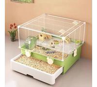Cages pour Cochon d'Inde, Cage pour Hamster, Nettoyage et Observation Faciles Grâce Aux Tiroirs Coulissants pour HéRisson, Hamster Nain, Rat, Souris, Furet, Lapin et Caille