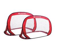 Cages - SCHILDKROT - Pop-Up - 120 x 80 x 80 cm - Activités plein air - 2 buts pliables + 4 crochets acier