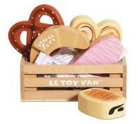 Le Toy Van - TV187 - Lernspiel für Kinder AB 2 Jahren, Holzspielzeug-Brotkasten und Backwaren, Montessori-Spielzeug, ökologisches Spiel aus FSC-Holz und Farben Auf Wasserbasis