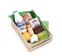 Cagette d'ingrédients de pâtisserie