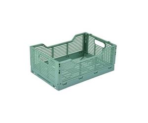 Cagette Pliable & Empilable "Emilie" 40cm Sauge