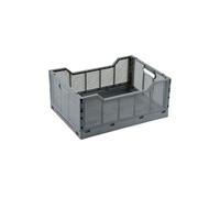 Homea - Cagette pliable FOLDY - Taille L - Gris - Foldy Douceur d'intérieur Gris G