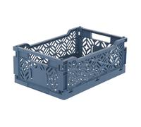 Atmosphera - Cagette Pliable arry 30x20cm Bleu