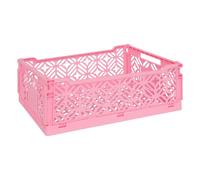 Cagette pliante Arry 40 x 30 x 15 cm Rose