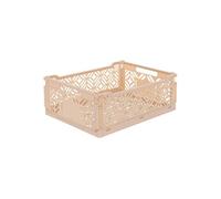 - Cagette Pliante Empilable "Arry" 40cm Beige