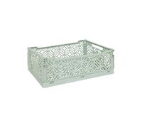 Atmosphera Cagette pliante empilable Arry 40 cm Vert G