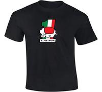 Cagiva Elephant Number 1l Motorcycle Tee Shirt Men's Round Neck Short Sleeves Cotton T-Shirt Manches Courtes(3X-Large)