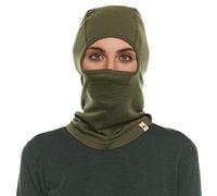 Cagoule 100 % laine mérinos Olive Drab Taille unique
