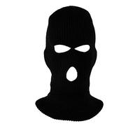 Cagoule 3 trous Commando Intervention Black Panther - Police - Swat - Gign - Raid - Forces spéciales - Airsoft- Paintball - Ski - Snow - Surf - Montagne - Outdoor