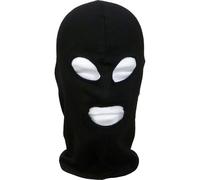 Cagoule 3 trous coton Noir - CityGuard