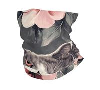 Cagoule avec imprimé « The Cat Is Among The Flowers » - Pour homme et femme