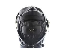 Cagoule bdsm yeux et bouche fermés