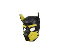 Cagoule chien bdsm jaune