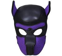 Cagoule chien bdsm violet