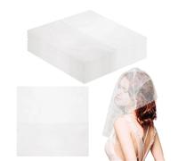 Cagoule de maquillage jetable en tissu Non tissé, 100 pièces, couvre-visage respirant, léger et confortable, protection for le beauté pour Femmes