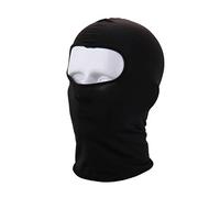 Cagoule de moto Balaclava - Protège entièrement le visage - Pour sports d'hiver, sports de plein air, moto, cyclisme, Noir , taille unique