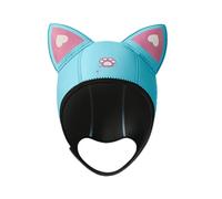 Cagoule De Plongée Oreilles De Chat - Combinaison En Néoprène 3 Mm, Conception Isolée Thermiquement Chaude, Ajustement Extensible Flexible, Chapeau De Plongée Sous-marine Mignon, Casquette De Protecti