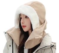 Cagoule De Protection Pour Le Cou Avec Capuche | Cache-Cou Thermique Pour Le Visage D'Hiver | Masque Facial Pour Extérieur - Pour Femmes Et Hommes - Convient Pour Le Cyclisme, Le Ski, Le Travail, La M