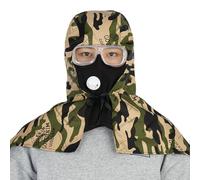 Cagoule de protection tout usage en tissu résistant au sable avec design ventilé réglable pour les travailleurs industriels, casque de soudage