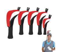 Cagoule de raquette de club de golf en bois - 5 enveloppes hybrides pour raquette de golf | Housse de raquette de club de golf résistante à la poussière, housse hybride respirante