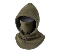 Cagoule de ski chaude - 1 pièce - Masque de ski en polaire - Couvre-visage chaud et coupe-vent - Pour équipement par temps froid