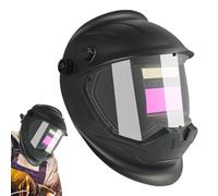 Cagoule de Soudure à Assombrissement Automatique - Écran Facial de Soudeur à Énergie Solaire - Serre-Tête Réglable Anti-Éblouissement Et Protecteur Facial Portable pour Réparation Automobile À