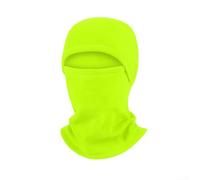 Cagoule d'hiver chaude en polaire respirante (vert fluo) | Velours polyester pelucheux, toucher ultra doux, chaleur confortable, lavable en machine, séchage rapide