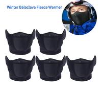 Cagoule d'hiver en polaire plus chaude pour moto, demi-masque de Ski, écharpe pour course à pied, cyclisme, demi-masque, Protection des oreilles 1pcs