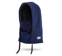 Cagoule d'hiver thermique en velours pour enfants de 4 à 10 ans - Masque de ski réglable en plein air double couche épaisse coupe-vent - Cache-oreilles multifonction - Capuche pour cyclisme, patinage
