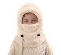 Cagoule d'hiver Thermique pour Enfants 3-9 Ans, Multifonction Coupe-Vent Réglable Masque de Ski, Bonnet en Polaire Chaude, Casquette Cache-Cou Tour de Cou écharpe pour Garçons Filles Plein Air