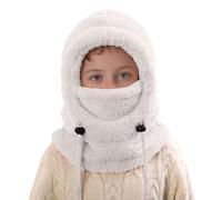 Cagoule Enfant Unisexe Garcon Fille - Multifonction Coupe-Vent Réglable Masque de Ski, Bonnet Tricoté Polaire Chaude, Casquette Cache-Cou Tour de Cou écharpe Garçons Filles Plein Air Enfants 4-10Ans