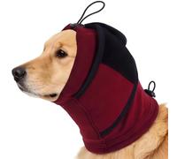 Cagoule enveloppante pour Chien avec Cache-Oreilles, XL, E XL | Construction en textile doux, dispositif de réglage à crochets et boucles, ajustement quotidien sécurisé, tenue en