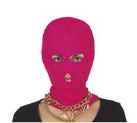 Cagoule - GANGSTER - 3 trous - Adulte - Rose Fuchsia - Polyester