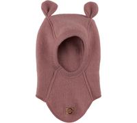 Cagoule intÃ©grale en laine avec oreilles bÃ©bÃ© fille Mikk-Line Marron 0/2 mois