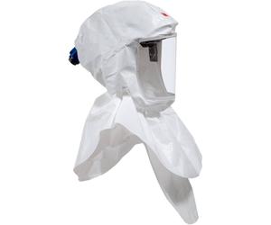 Cagoule légère 3M Versaflo Premium S657 kit de démarrage, y compris support de tête et bavette intérieure, matériau : Web 24 x1 morceau