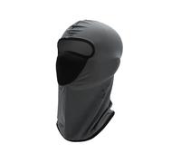 Cagoule masque Gris Foncé trou yeux moto casque ski vélo Respirant Balaclava Cagoule de ninja solide avec filet sur le devant