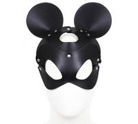 CAGOULE & MASQUE Masque avec Visage Souris Noir Kiotos