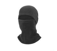 Cagoule Polaire Ski Cyclisme - Bonnet Chaud Coupe-vent pour Moto et Course à Pied - Cache-cou Multifonction 28x36cm(Black)