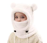 Cagoule Polaire Thermique Hiver pour Enfants 3-10 Ans, Multifonction Coupe-Vent Cagoule Ski Cyclisme Polaire Balaclava Hiver Tour de Cou, Thermique Bonnet Doublé en Molleton Foulard à Capuche