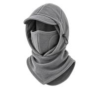 Cagoule Polaire Unisexe Masque Ski Coupe-Vent Multifonctionnel Chapeau d'hiver Thermique avec Cache-Cou pour Hommes Femmes la Course à Pied Cyclisme Ski Sports de Plein Air