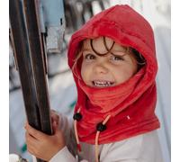 Cagoule polaire Warmy Hibiscus (2-5 ans)