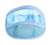 Cagoule pour chat, en douce, tissu de circulation d'air en polyester, protection anti-morsure, couvre-chef durable et respirant avec fermeture , protection légère et confortable pour les