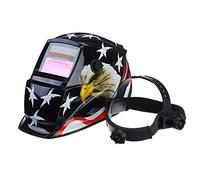 Cagoule Soudure,Casque Soudures Solar Auto Darking Plage Réglable Capteur Arc électrique Masque de soudage Casque Soudage Lens pour Machine à souder(Type 3)