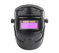 Cagoule Soudure, Masque Soudure Masque de soudage Anti-UV Automatique Yeux Lunettes Verres solaires Verres solaires Casque photoélectrique pour la Construction Travaux de soudage