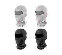 Cagoules, Cagoules Visage 4 Pièces Balaclava Windproof Motorcycle Mask, Couvre-Chef À Séchage Rapide, Masque Multifonctionnel, Bonnet de Ski pour Moto et Vélo